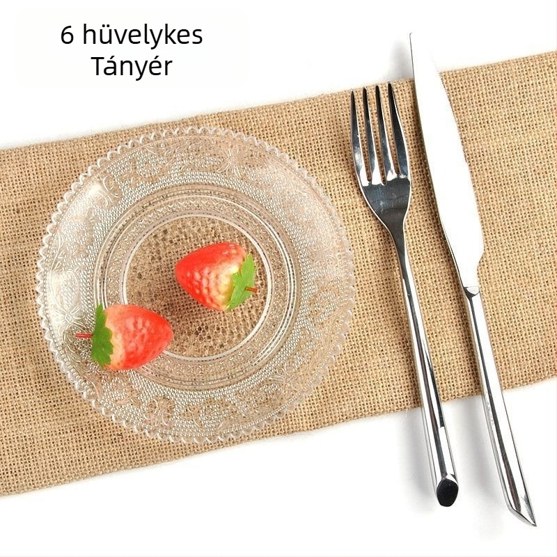 Rozsdamentes acél gyümölcstál, kültéri stílus, egyszerű dizájn
