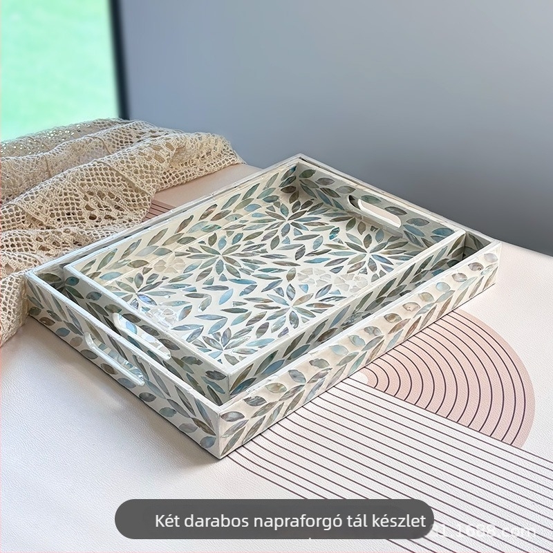 Gyümölcstál rattan szerkezettel, francia egyszerű stílus, importált, 2025-ben piacra dobva
