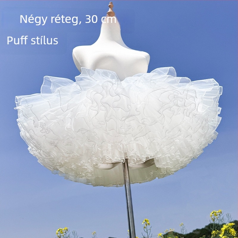 Lolitás petticoat, boneless bustle stílus, márka Jiu yichen, tavasz 2025, felnőttek, raktáron