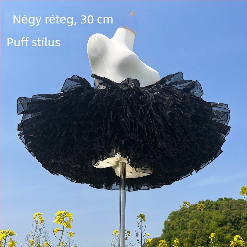 Lolitás petticoat, boneless bustle stílus, márka Jiu yichen, tavasz 2025, felnőttek, raktáron