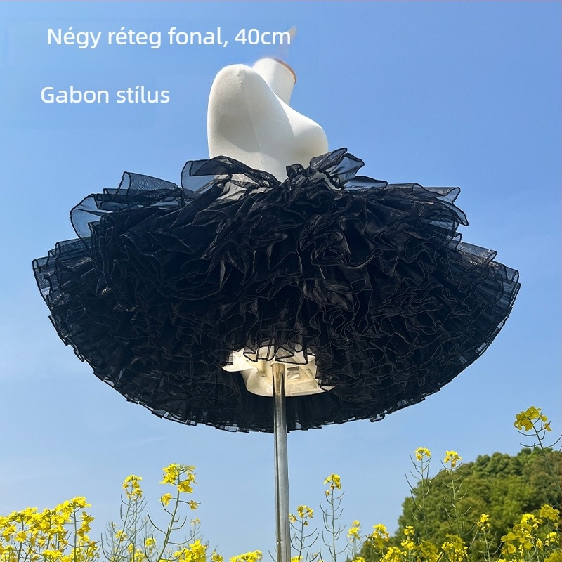 Lolitás petticoat, boneless bustle stílus, márka Jiu yichen, tavasz 2025, felnőttek, raktáron