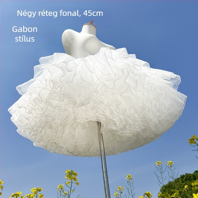 Lolitás petticoat, boneless bustle stílus, márka Jiu yichen, tavasz 2025, felnőttek, raktáron