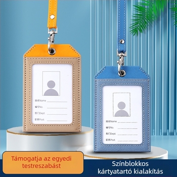 Bőrtok kártyához – kettős réteg, modern minimalista stílus