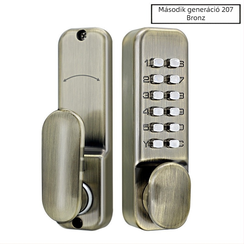 OSPON cink-ötvözetű mechanikus kombinációs zár, egyszeres zár, belső ajtókhoz, faajtókhoz, vasajtókhoz, alumínium művészeti ajtókhoz és kerítésekhez