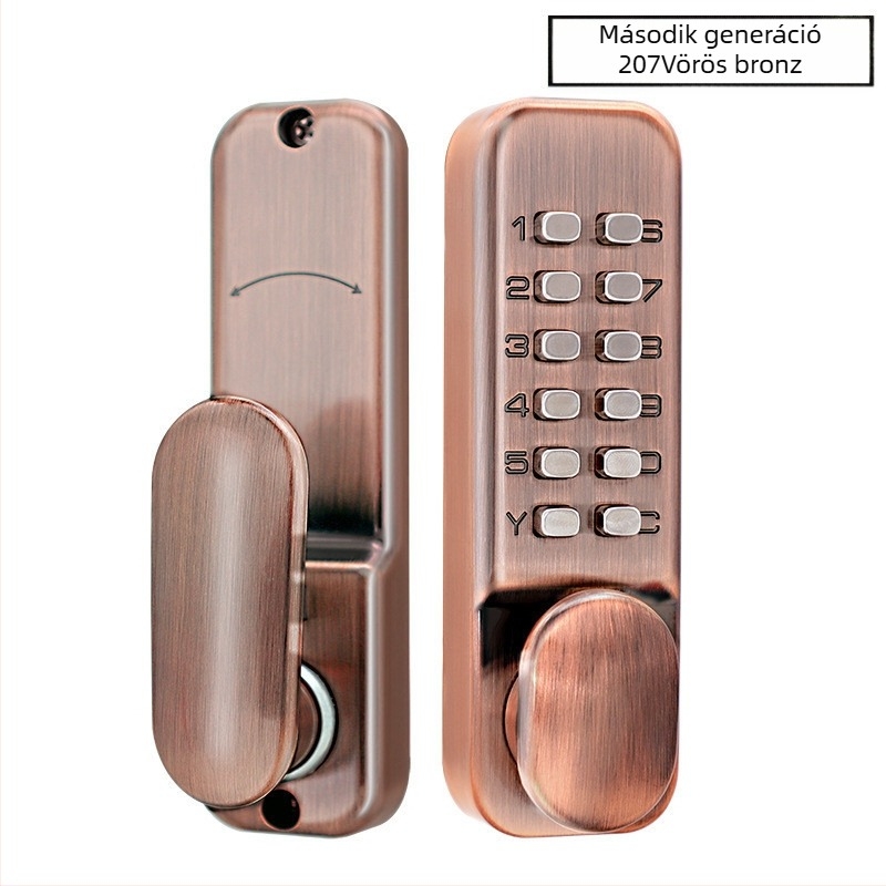 OSPON cink-ötvözetű mechanikus kombinációs zár, egyszeres zár, belső ajtókhoz, faajtókhoz, vasajtókhoz, alumínium művészeti ajtókhoz és kerítésekhez