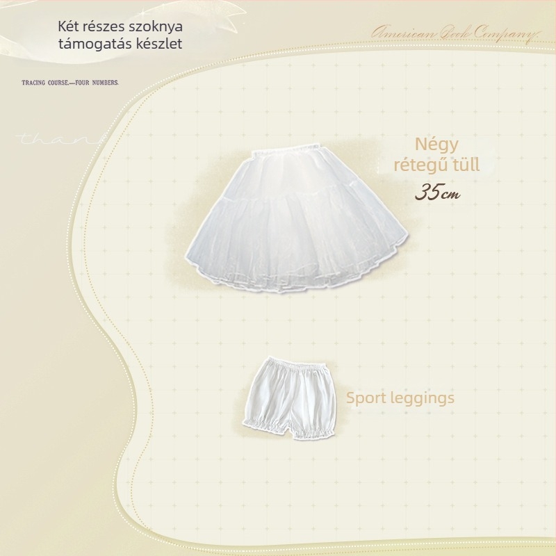 Csont nélküli szoknya támasz — háromrészes készlet, készleten, felnőtteknek, 2025 tavasz