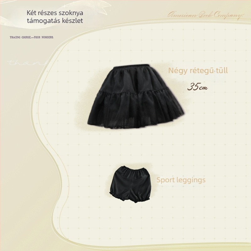 Csont nélküli szoknya támasz — háromrészes készlet, készleten, felnőtteknek, 2025 tavasz