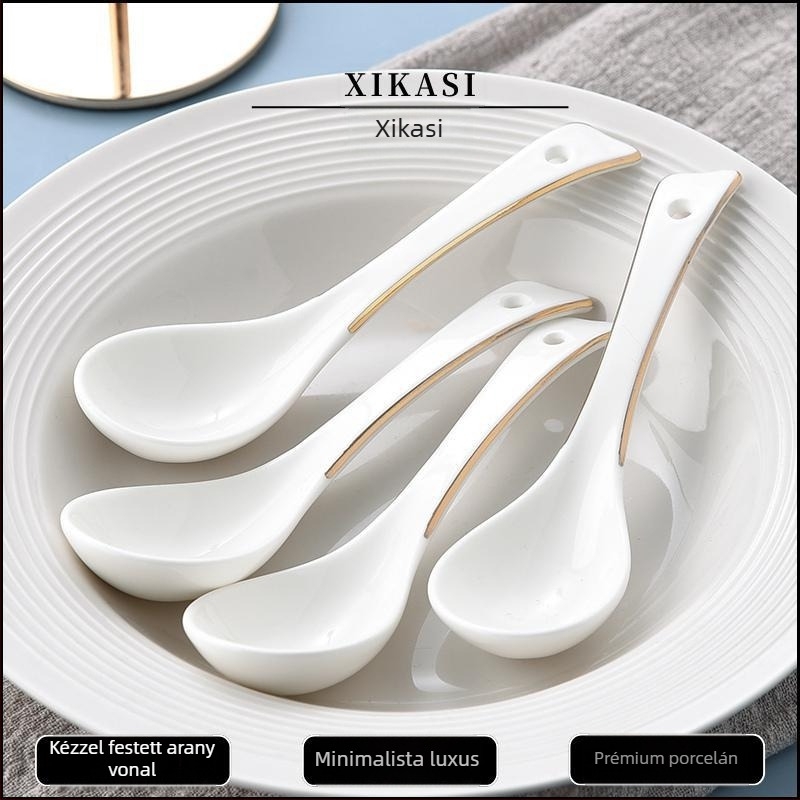 Porcelán leveskanál, anyag: selyemvirág, mintázat 69850, felnőtteknek, általános célú