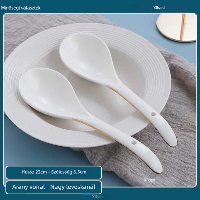 Porcelán leveskanál, anyag: selyemvirág, mintázat 69850, felnőtteknek, általános célú