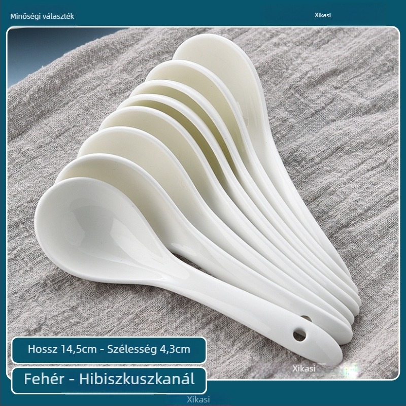 Porcelán leveskanál, anyag: selyemvirág, mintázat 69850, felnőtteknek, általános célú