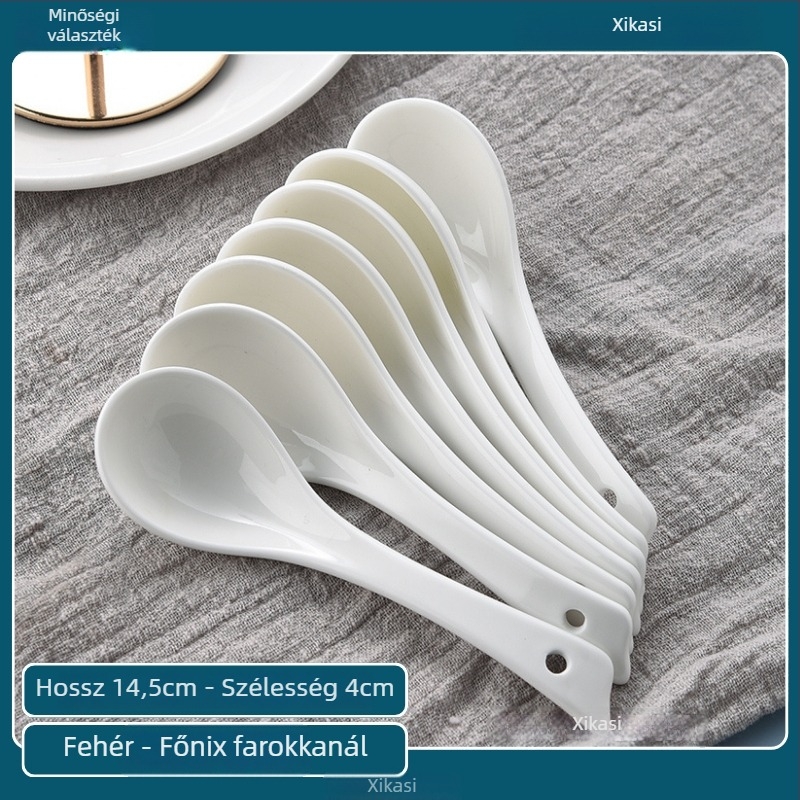 Porcelán leveskanál, anyag: selyemvirág, mintázat 69850, felnőtteknek, általános célú