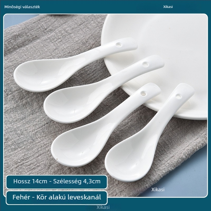 Porcelán leveskanál, anyag: selyemvirág, mintázat 69850, felnőtteknek, általános célú