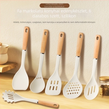 RICH CHEF Szilikon Szakácspatula – Csúszásmentes, Hőálló, Élelmiszer-minőségű, PP fogantyú