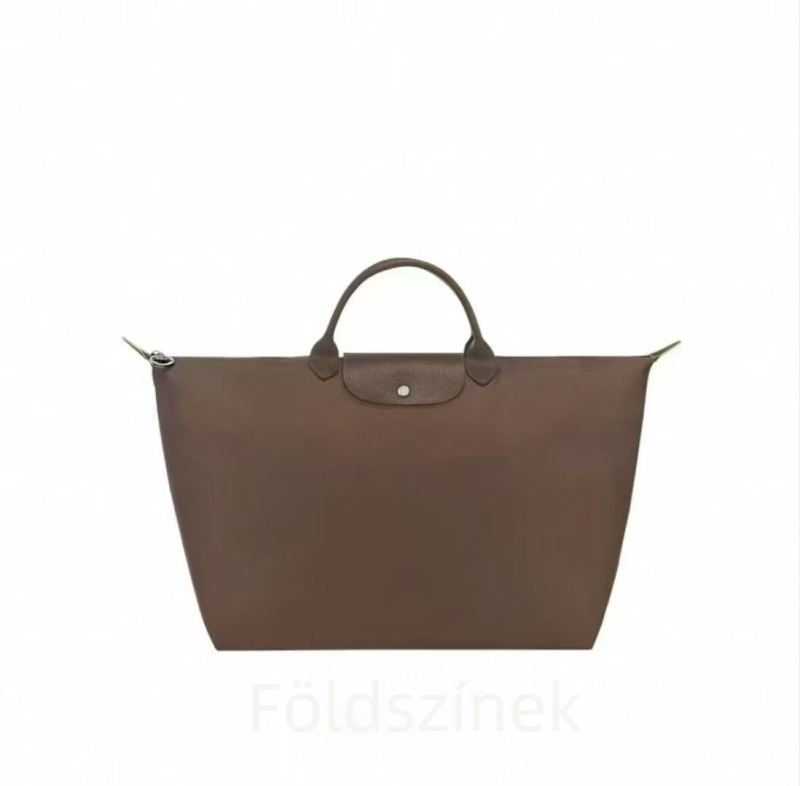 Utazótáska, valódi bőr, nylon bélés, egyszínű, uniszex, ultrakönnyű