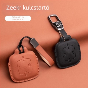 Kulcstartó tok - bőr, etnikus stílus (Márka: Yibo)