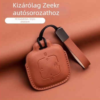 Kulcstartó tok - bőr, etnikus stílus (Márka: Yibo)