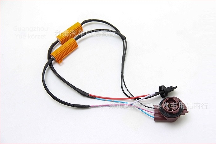 LED féklámpa ellenállás dekóder 3157A/1157/7443 (Modell: T20-1157/7443/3157) – 12V, 50W LED, 6000K