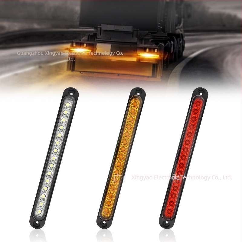 Teherautó és utánfutó LED hátsó lámpa, 15 LED, 12-24V széles feszültségtartomány, 500 lm, 50 000 óra élettartam, modell 15LED