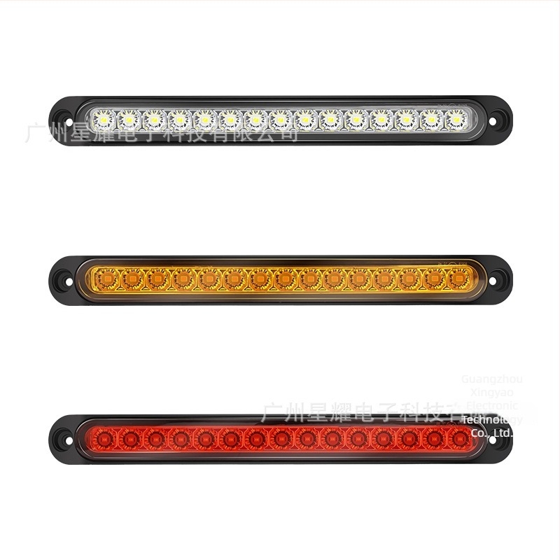 Teherautó és utánfutó LED hátsó lámpa, 15 LED, 12-24V széles feszültségtartomány, 500 lm, 50 000 óra élettartam, modell 15LED