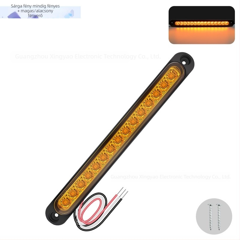 Teherautó és utánfutó LED hátsó lámpa, 15 LED, 12-24V széles feszültségtartomány, 500 lm, 50 000 óra élettartam, modell 15LED