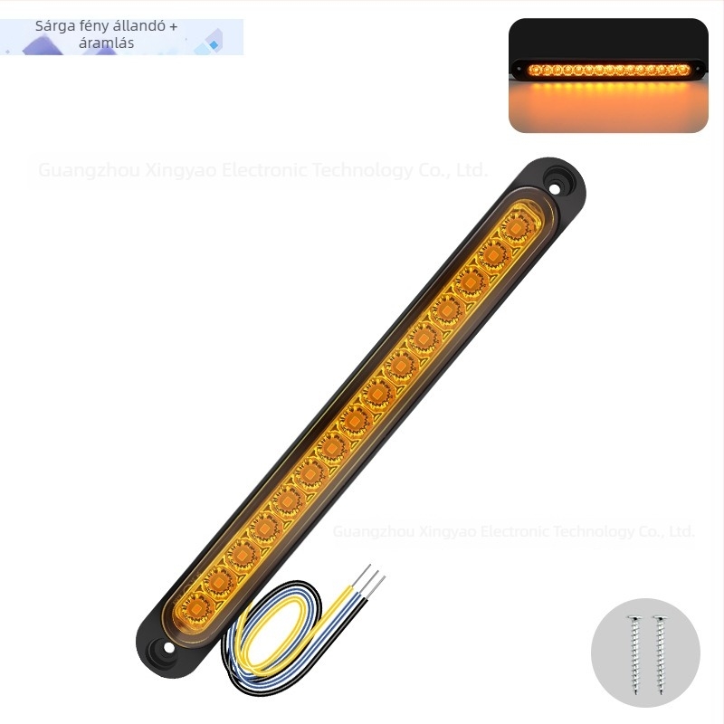 Teherautó és utánfutó LED hátsó lámpa, 15 LED, 12-24V széles feszültségtartomány, 500 lm, 50 000 óra élettartam, modell 15LED