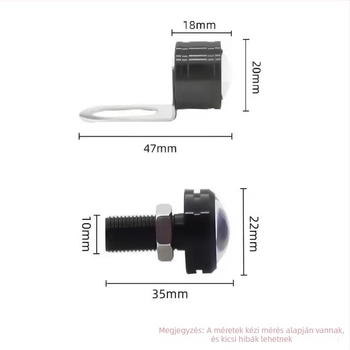 LED repülőgép-stílusú riasztófény elektromos járművekhez és motorkerékpárokhoz – villogó, dekoratív, ló éve motívum