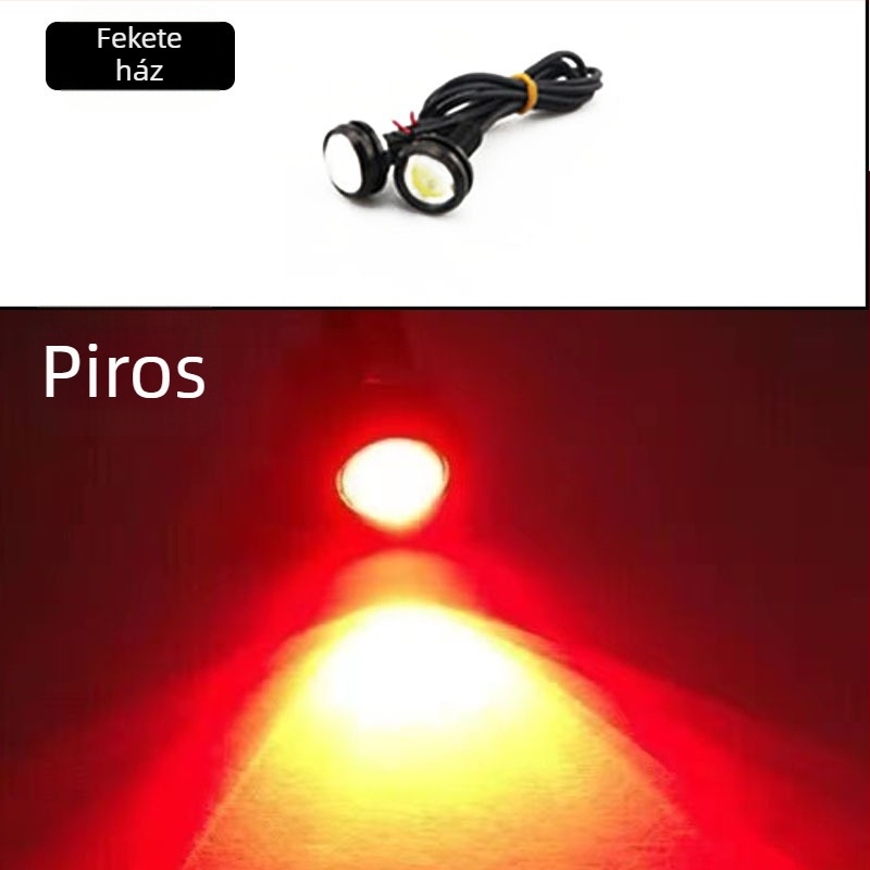 LED repülőgép-stílusú riasztófény elektromos járművekhez és motorkerékpárokhoz – villogó, dekoratív, ló éve motívum