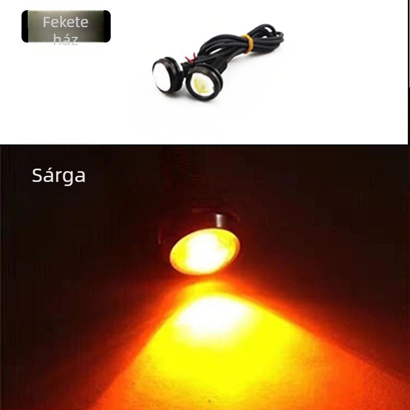 LED repülőgép-stílusú riasztófény elektromos járművekhez és motorkerékpárokhoz – villogó, dekoratív, ló éve motívum