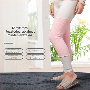 Sport térdvédők mind a négy évszakra, terhes nőknek és szülés utáni használatra, dupla rétegű rugalmas támogatás, téli meleg, 8 cm szélesség
