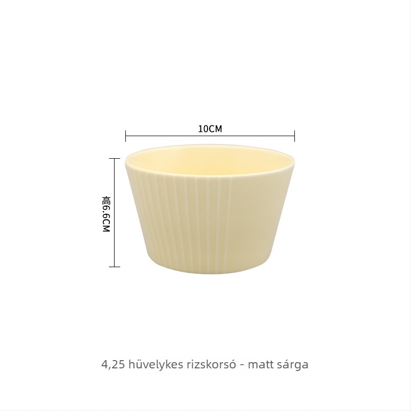 Porcelán tál- és tányérkészlet, kerek forma, egységes dizájn, mikróban használható, Tide Porcelain Makers