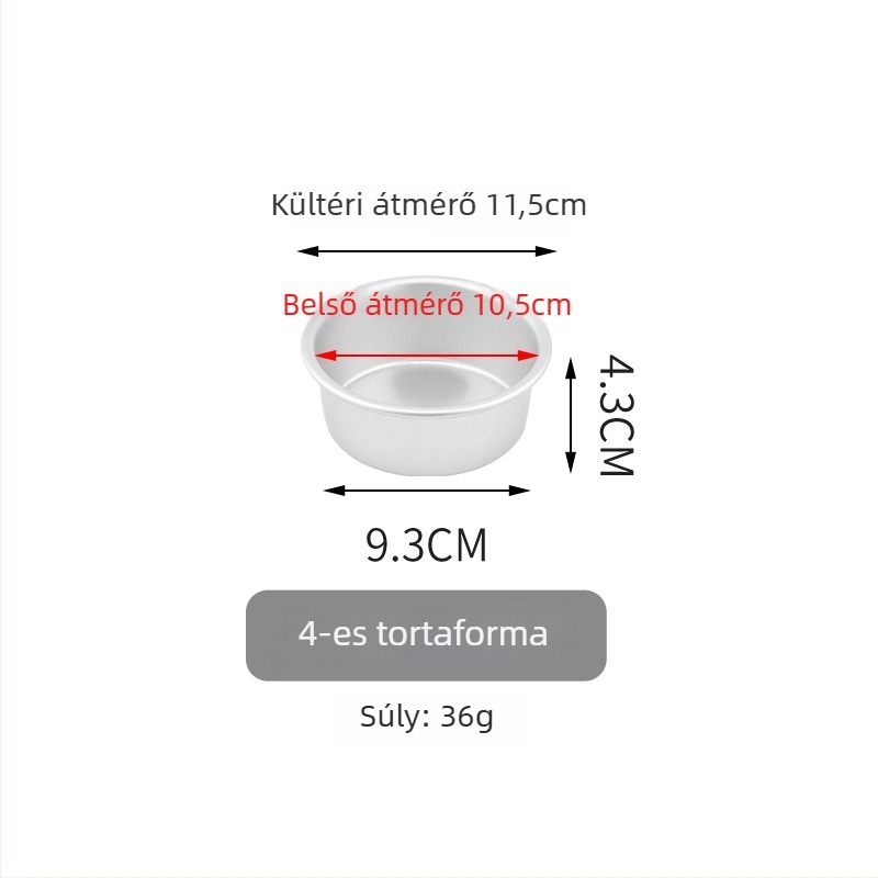 Baszk sütemény forma – kerek, alumínium ötvözet, sütéshez, modern egyszerű stílus (alumínium ötvözet; kerek; sütéshez)
