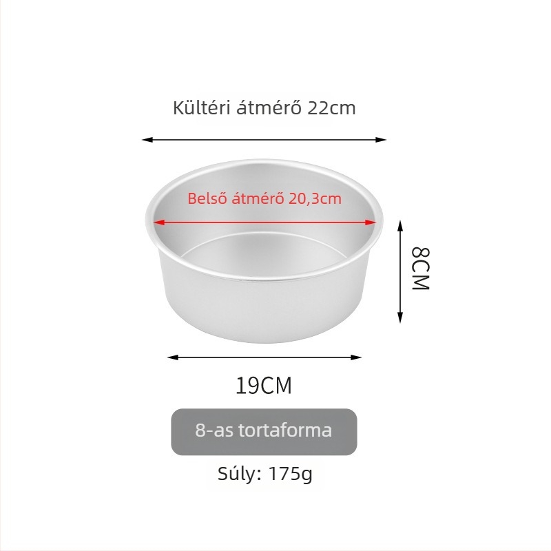 Baszk sütemény forma – kerek, alumínium ötvözet, sütéshez, modern egyszerű stílus (alumínium ötvözet; kerek; sütéshez)