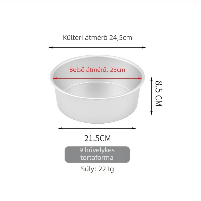 Baszk sütemény forma – kerek, alumínium ötvözet, sütéshez, modern egyszerű stílus (alumínium ötvözet; kerek; sütéshez)