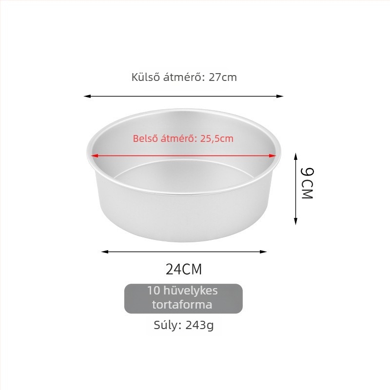 Baszk sütemény forma – kerek, alumínium ötvözet, sütéshez, modern egyszerű stílus (alumínium ötvözet; kerek; sütéshez)