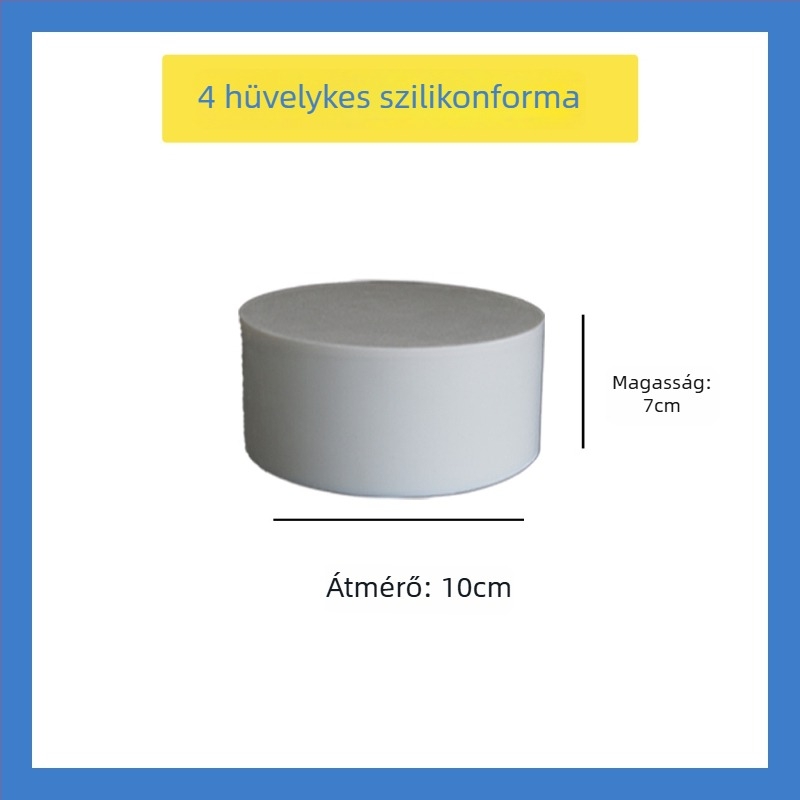 Kör alakú szilikon süteményforma DIY fondont dekoráció és máz gyakorlásához
