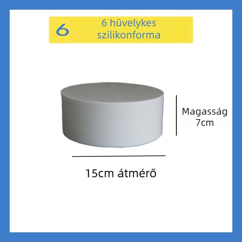 Kör alakú szilikon süteményforma DIY fondont dekoráció és máz gyakorlásához