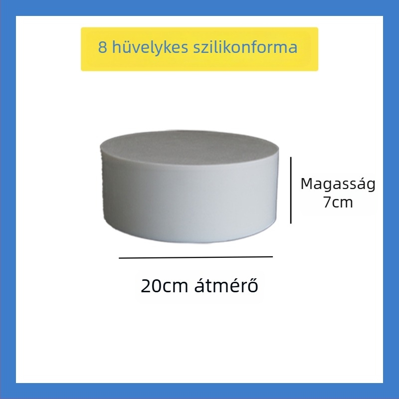 Kör alakú szilikon süteményforma DIY fondont dekoráció és máz gyakorlásához