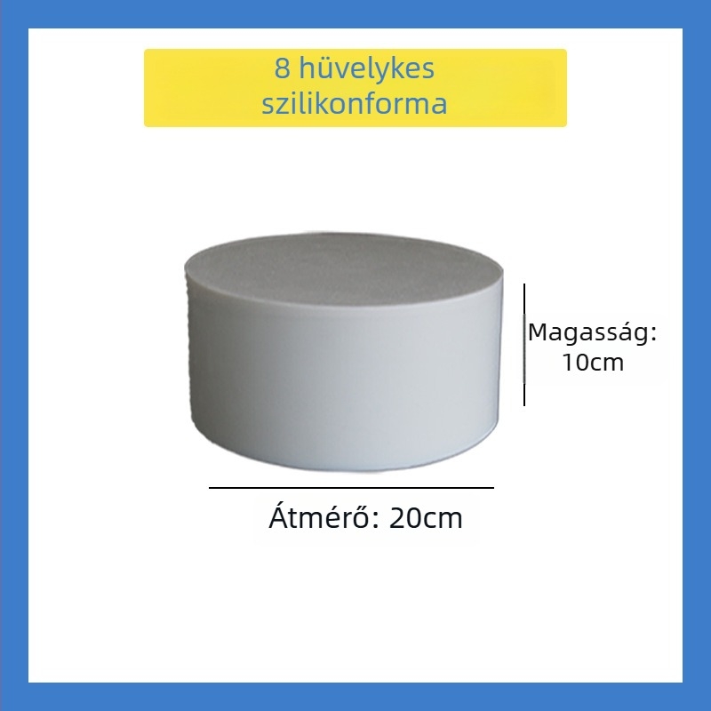 Kör alakú szilikon süteményforma DIY fondont dekoráció és máz gyakorlásához