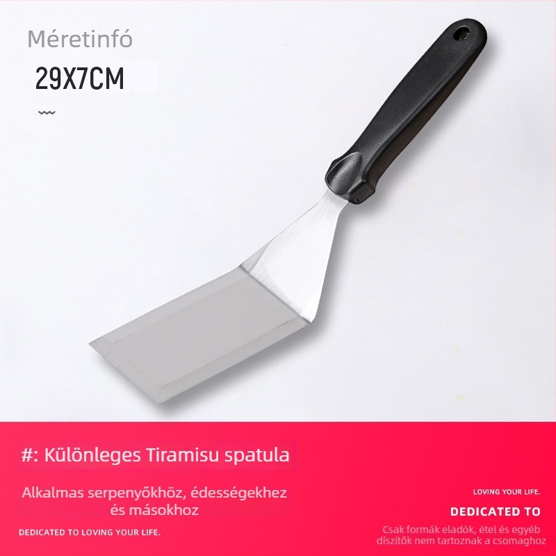 Rozsdamentes acél tiramisú forma négyzetes tálcával, vastagított dizájnnal, mousse tartóval és fedővel otthoni sütéshez