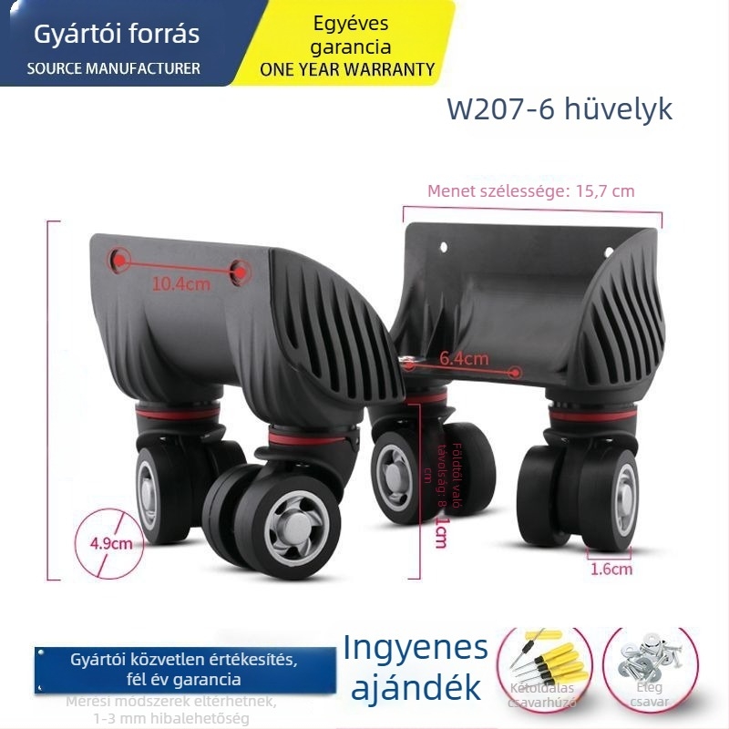 Unique ABS bőrönd kerék – univerzális kerék, táska kiegészítők, kerékcsere