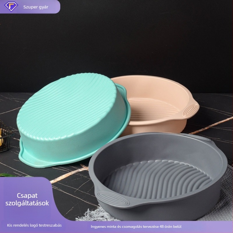 Kerek szilikon torta forma – tapadásmentes, 230°C-ig hőálló, sütéshez DIY