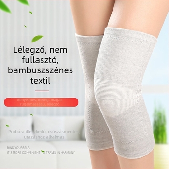 Uniszex térdszorító és melegítő funkcióval, őszi–téli használatra, ízületek melegen tartása felnőtteknek