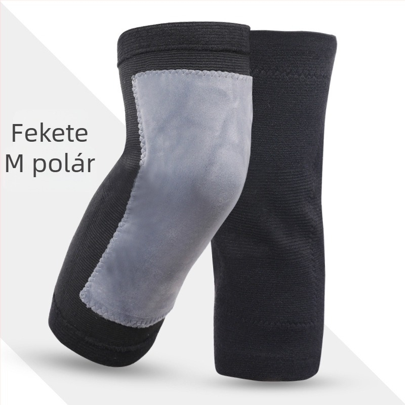 Uniszex térdszorító és melegítő funkcióval, őszi–téli használatra, ízületek melegen tartása felnőtteknek