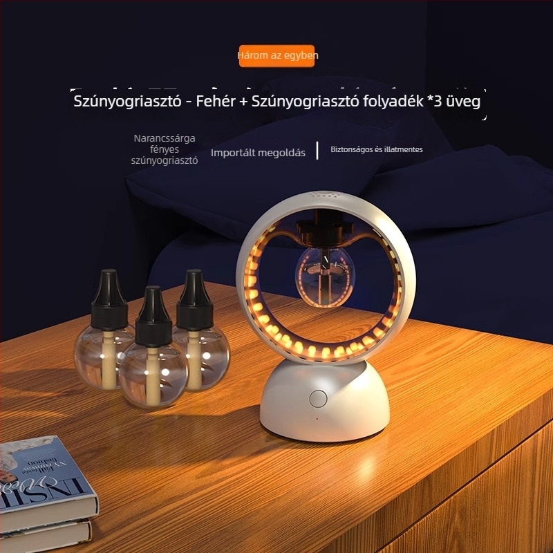 UV-lámpás szúnyogriasztó lámpa, Star Group modell, 21–30 m² lefedettség, ABS ház, illóolaj-alapú szúnyogriasztó