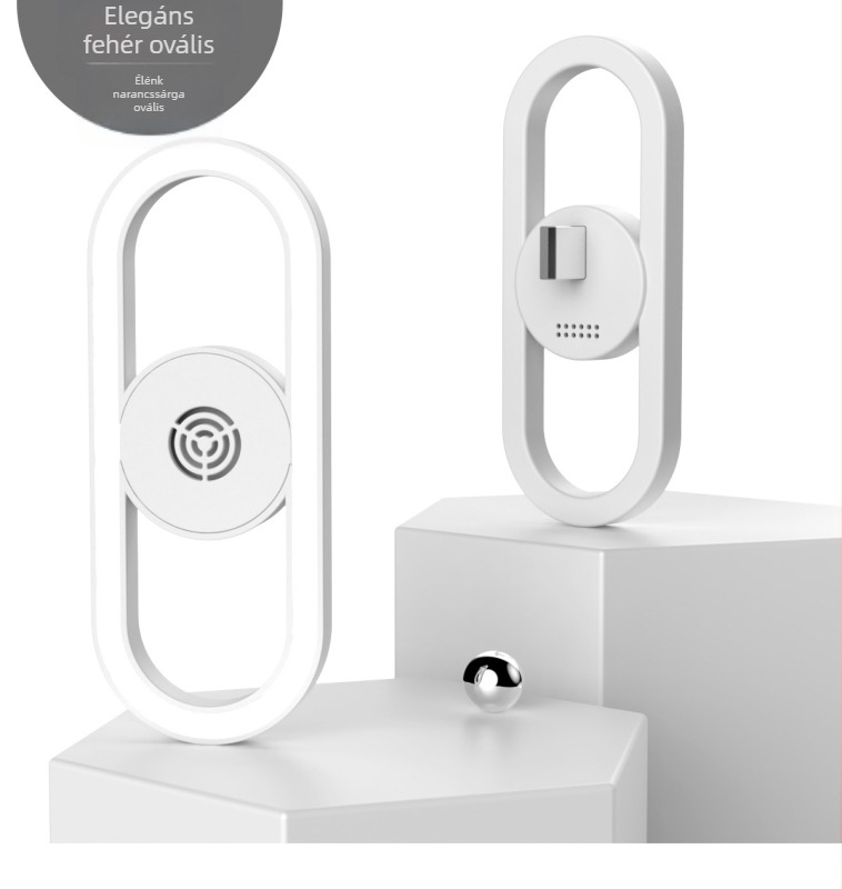 Intelligens hangvezérléses ultrahangos szúnyogriasztó éjszakai lámpa – hálózati táplálás, 10 m² lefedettség, LED, ABS ház, akkumulátor nélkül