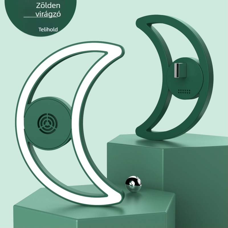 Intelligens hangvezérléses ultrahangos szúnyogriasztó éjszakai lámpa – hálózati táplálás, 10 m² lefedettség, LED, ABS ház, akkumulátor nélkül