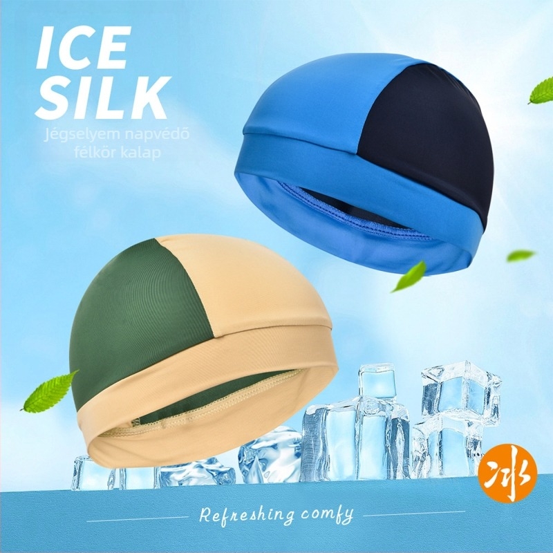 Kerékpár sisak belső sapka kültéri napvédelmére, uniszex felnőttek, gyorsan száradó Ice Silk/Nylon anyag
