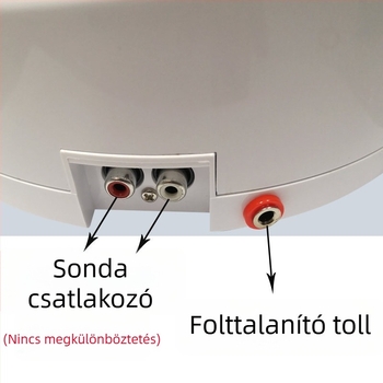 Anisa ultrahangos szépségkészülék arc- és szemszondával, hőfej, IPX8 vízálló, hordozható, beépített akkumulátor nélkül