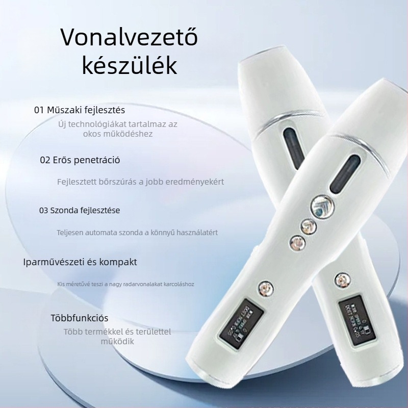 9D elektromos ceruza ránctalanításra — hordozható kézi bőrápoló eszköz, szeplők eltávolítása, kvantum töltés, IPX5 vízállóság