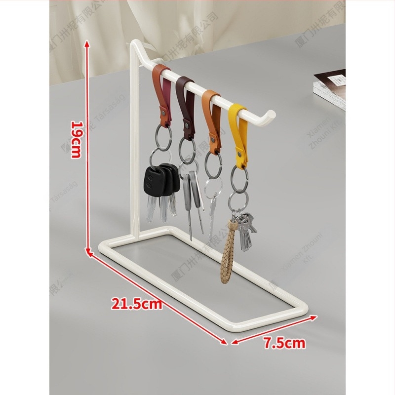 Asztali ékszerkijelző állvány, duplaszintű, nőies stílus, TPR anyag, fülbevaló és rúzs szervező